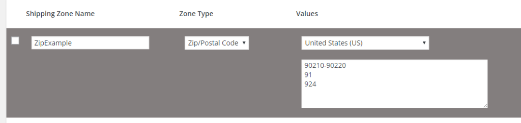 WooCommerce Shipping by Zip Code