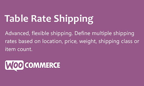 WooCommerce Table Rate Shipping Plugin