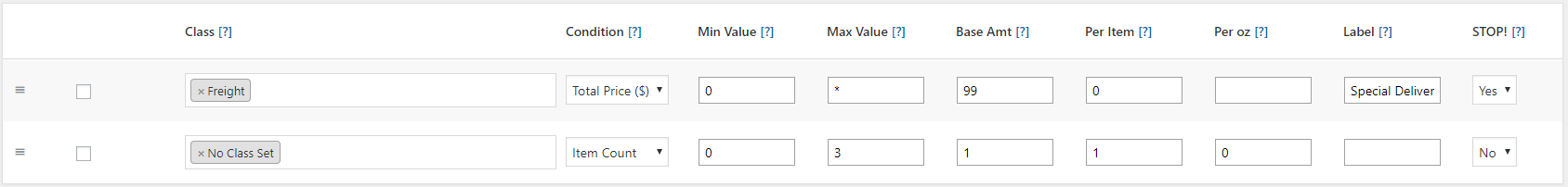 WooCommerce Table Rate Shipping Plugin