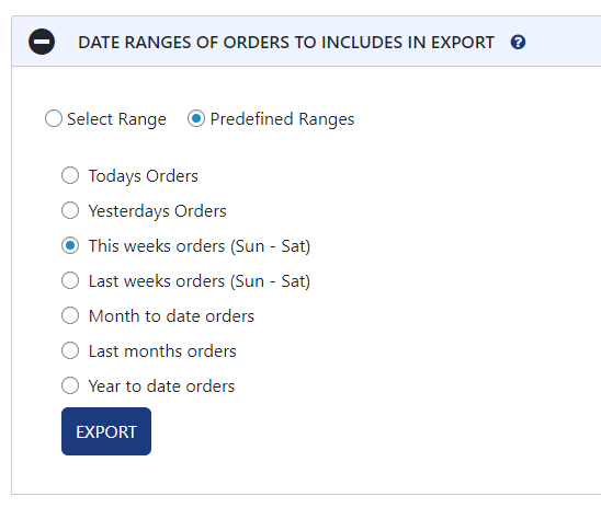 Date Selection