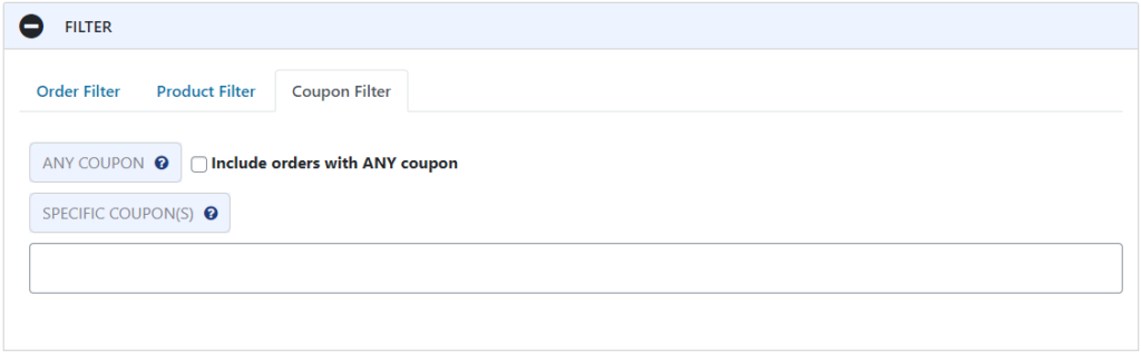 Coupon Filter