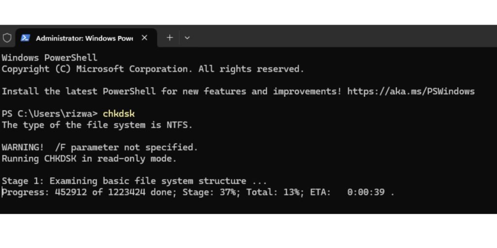 Run a Disk Check (chkdsk) to Find Hard Drive Errors