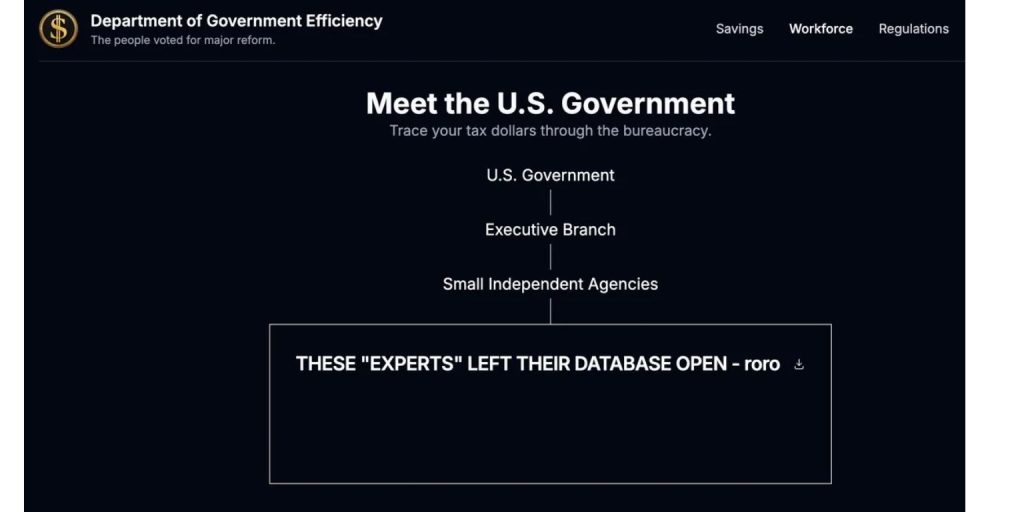 THESE 'EXPERTS' LEFT THEIR DATABASE OPEN - roro.