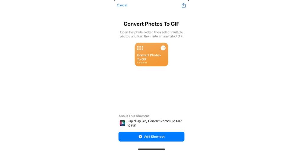 Use the Shortcuts App to Convert Video or Live Photo to GIF