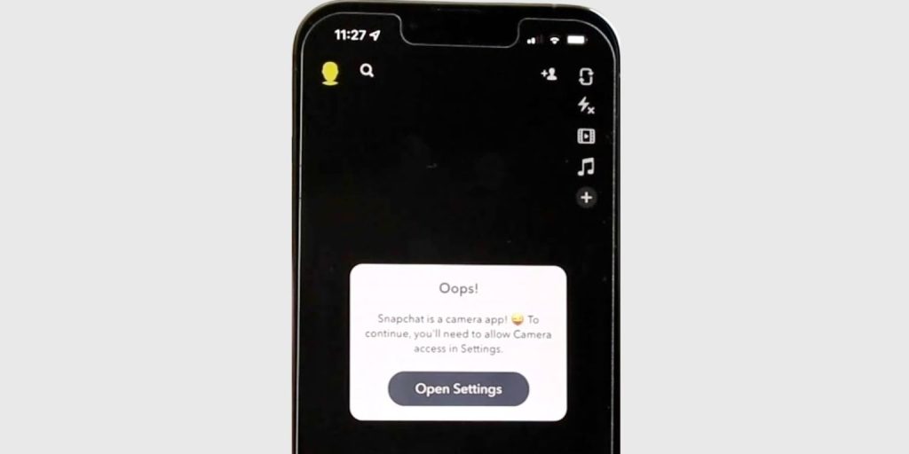 What the “Snapchat Is a Camera App” Error Means