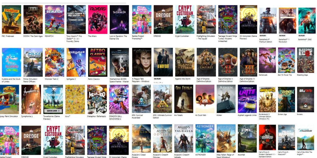 What Games Are Available on Xbox Game Pass?