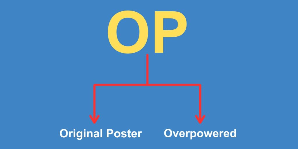 What Does OP Mean?