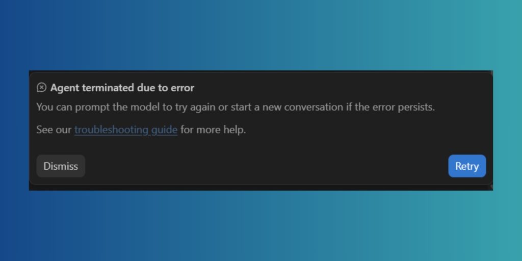 antigravity agent terminated due to error_